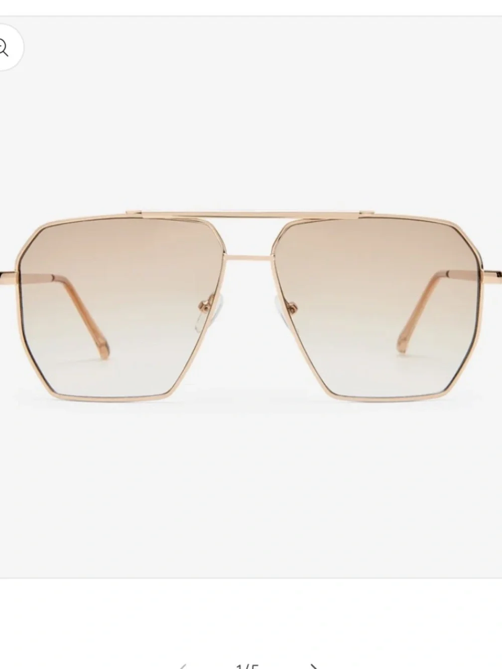 AIRE Asteroid Gold Framed Sunglasses